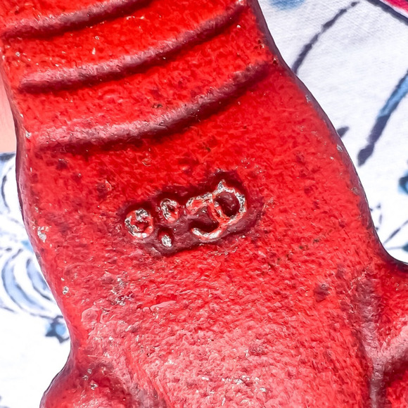 Department 56 Lobster Cast Iron Bottle Opener Red Vintage Coastal Beach Home - Picture 5 of 5